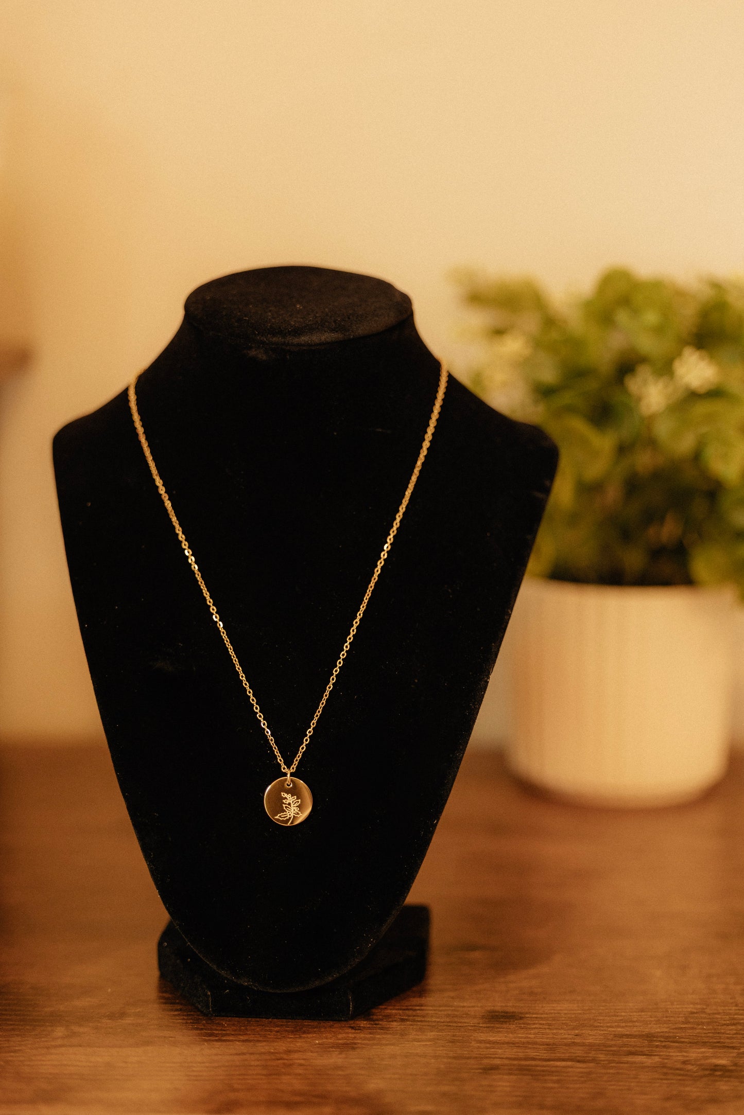 Birth Flower Necklace