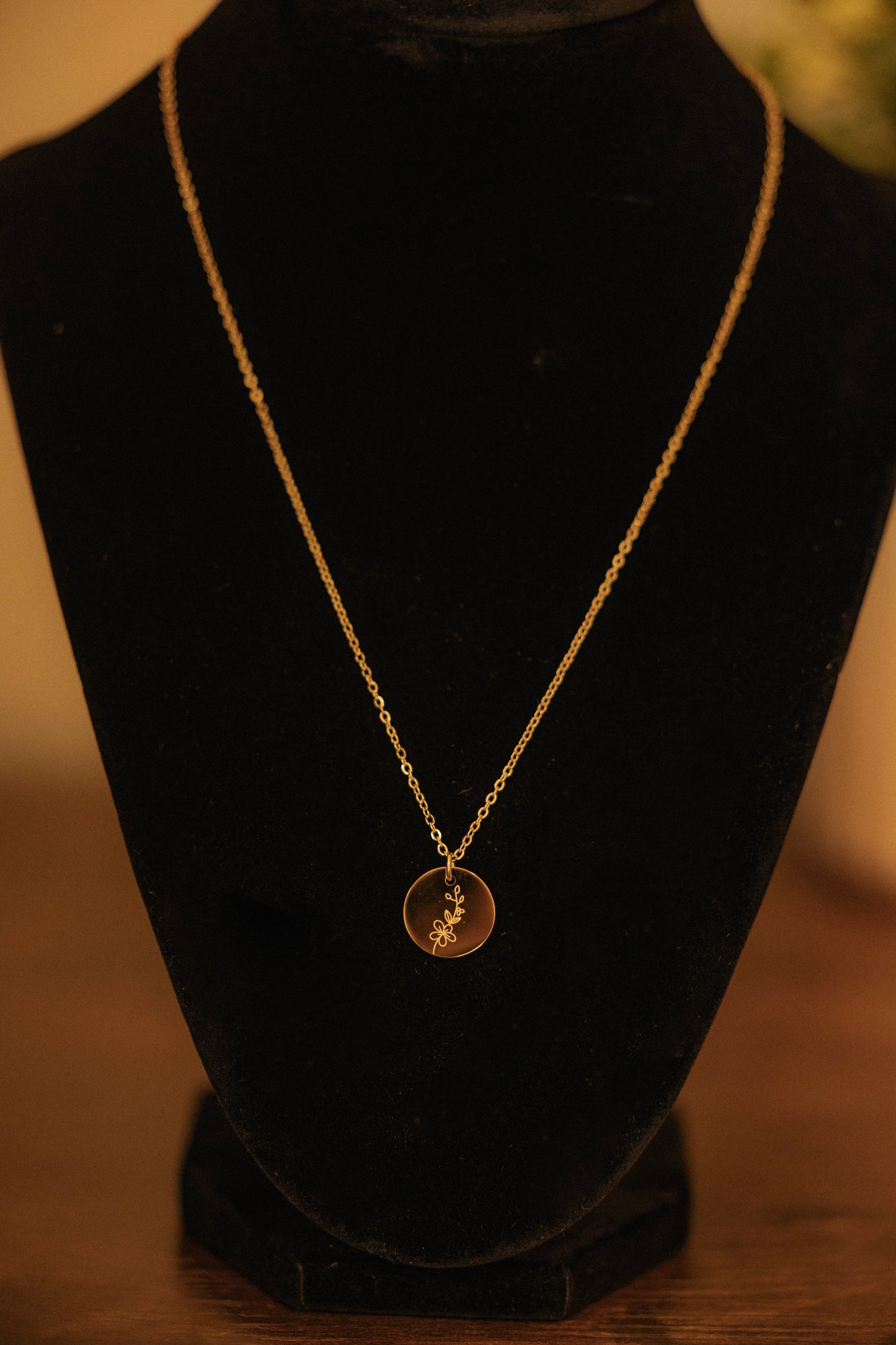 Birth Flower Necklace