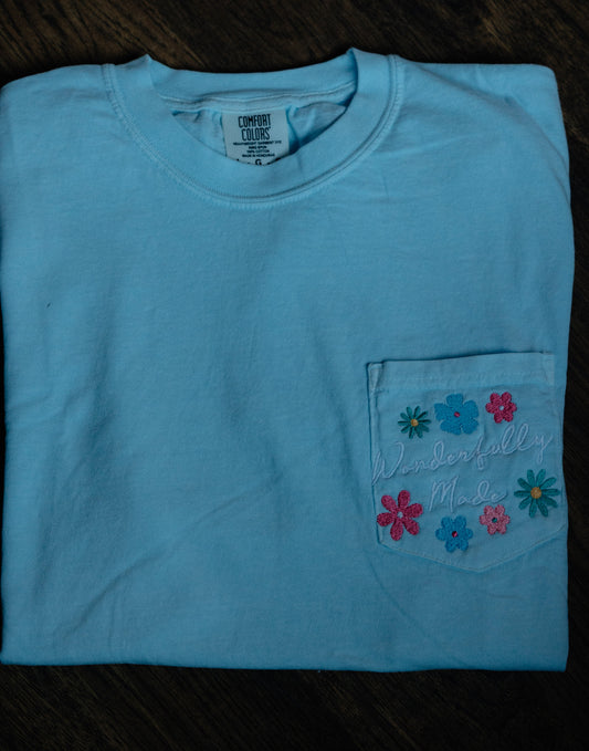 WONDERFULLY MADE EMBROIDERED T-SHIRT