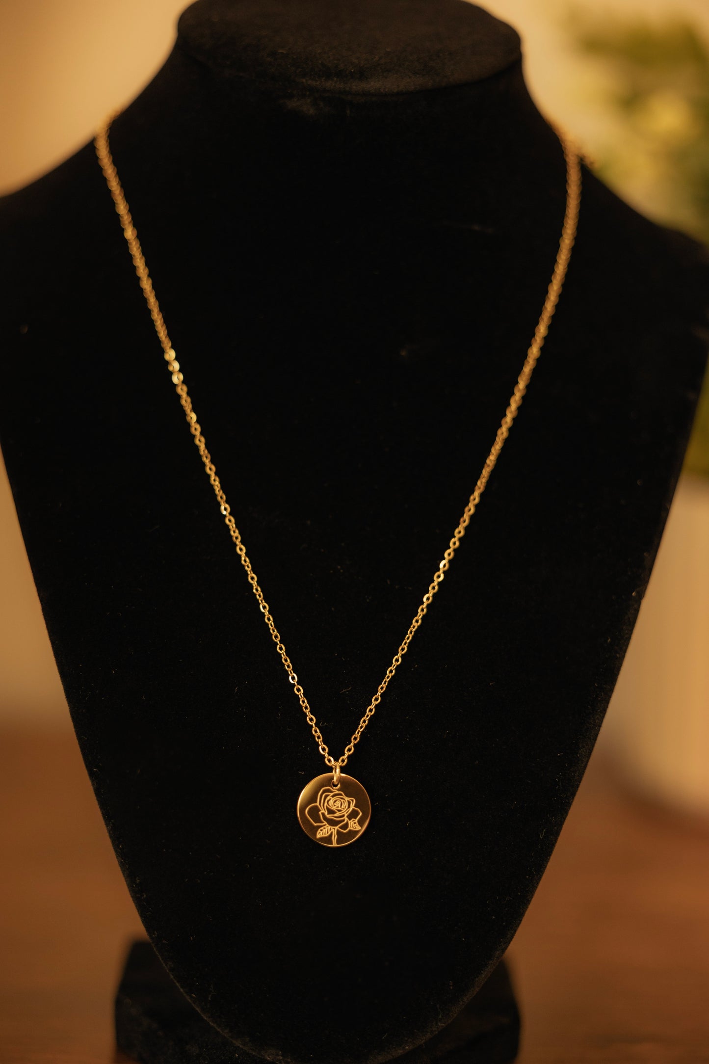 Birth Flower Necklace