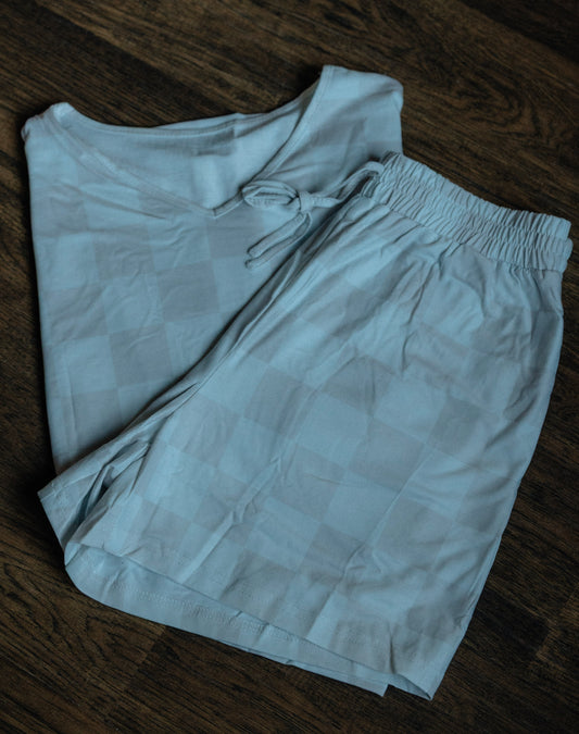 CHECKERED LOUNGE SET