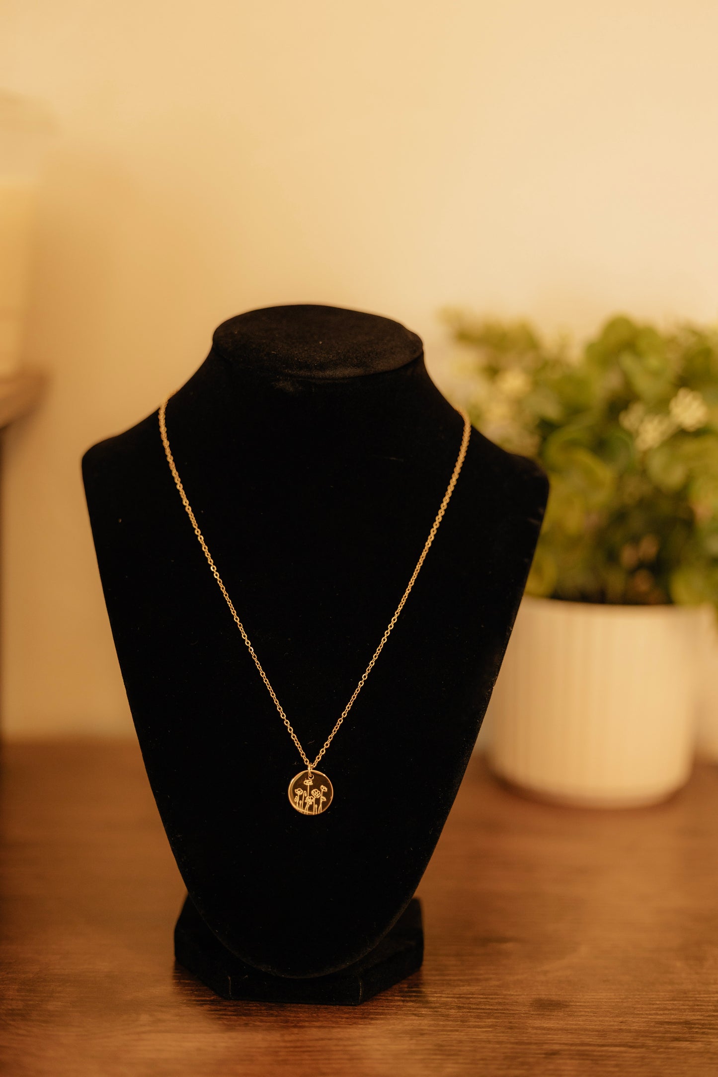 Birth Flower Necklace