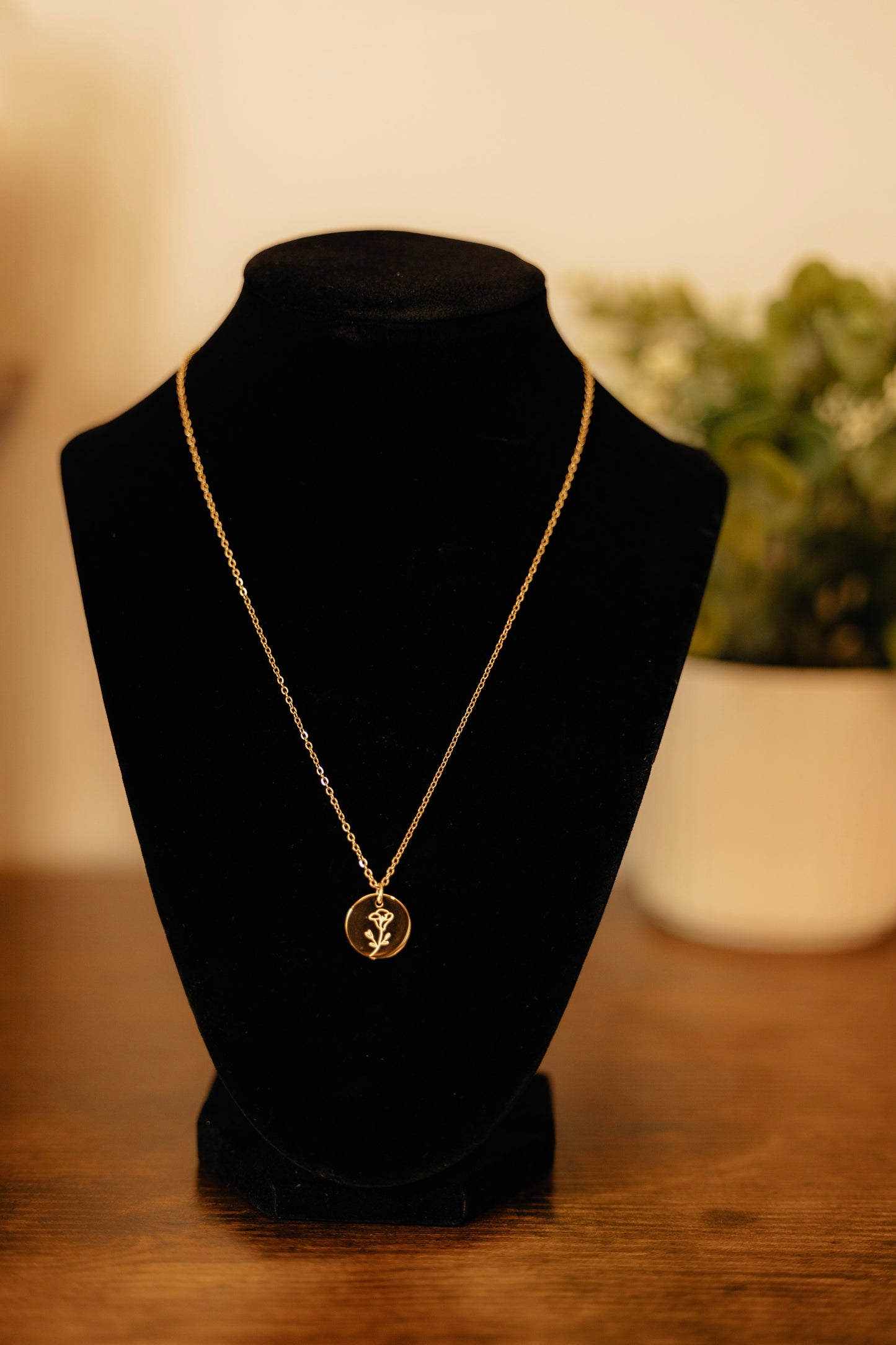 Birth Flower Necklace