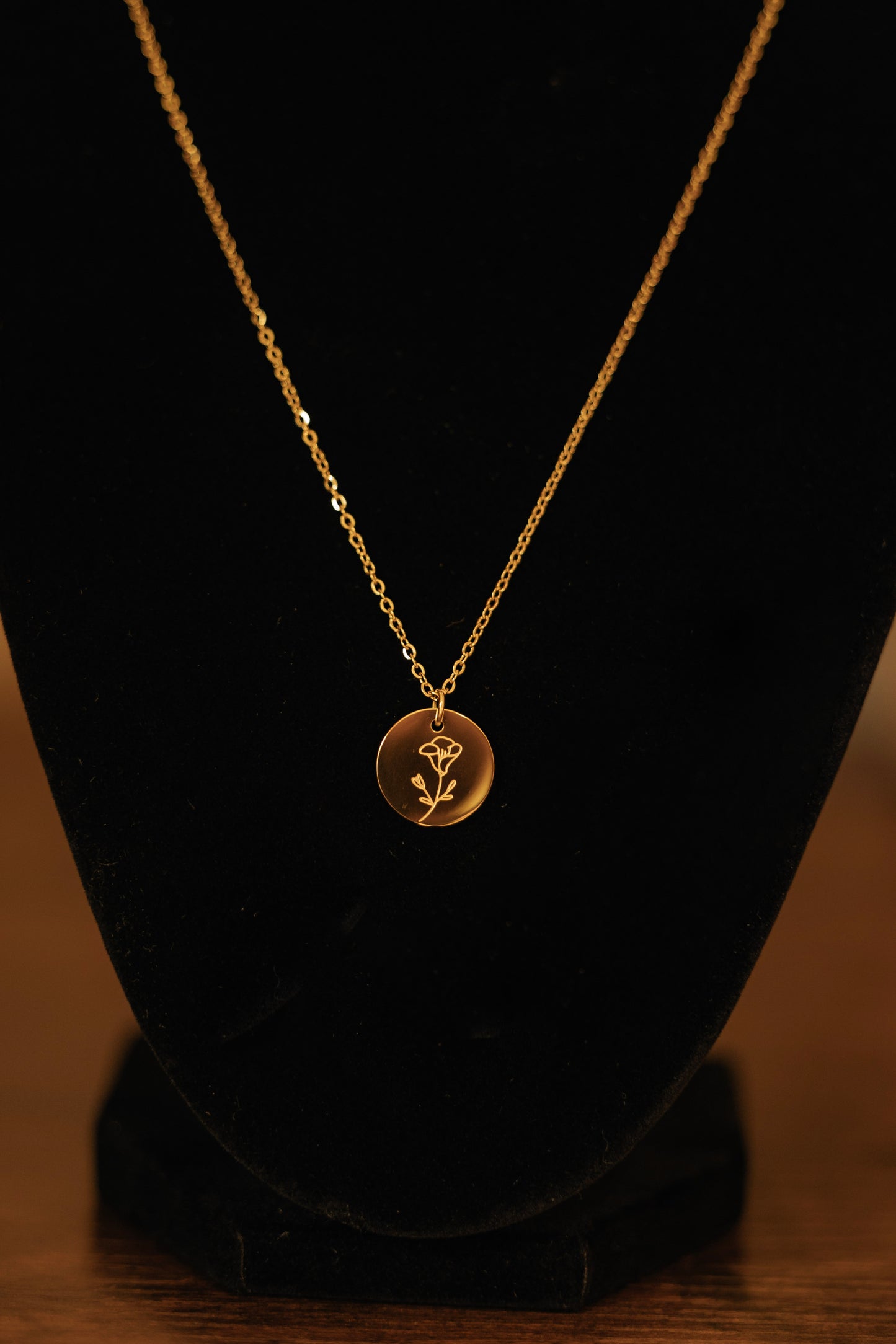 Birth Flower Necklace