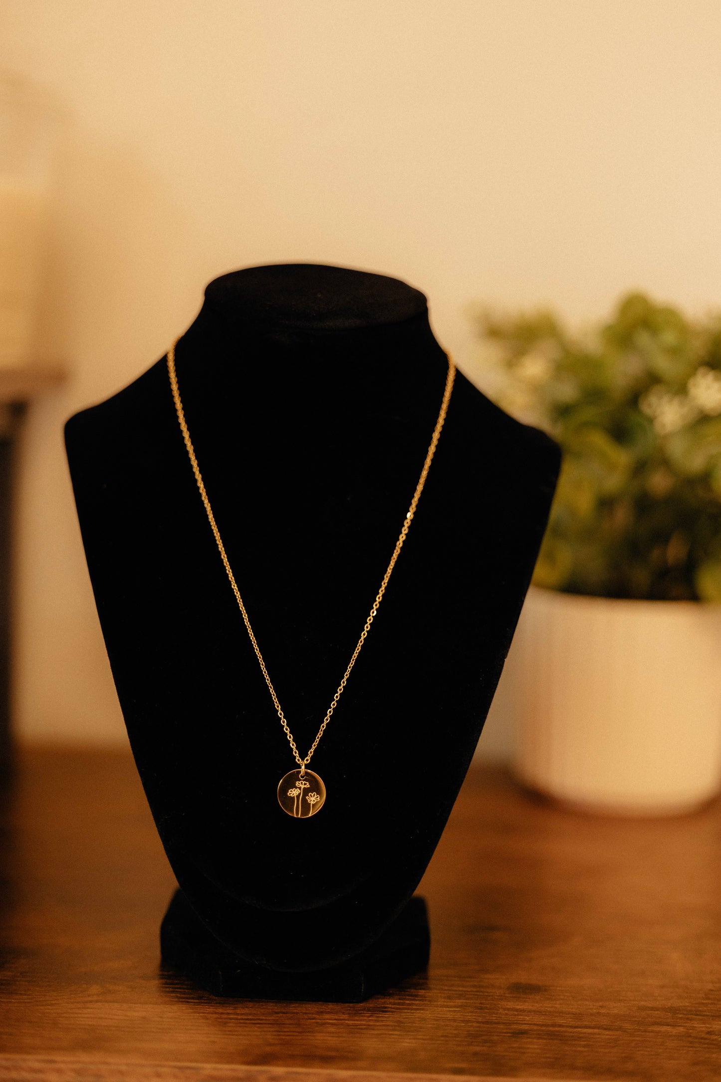 Birth Flower Necklace