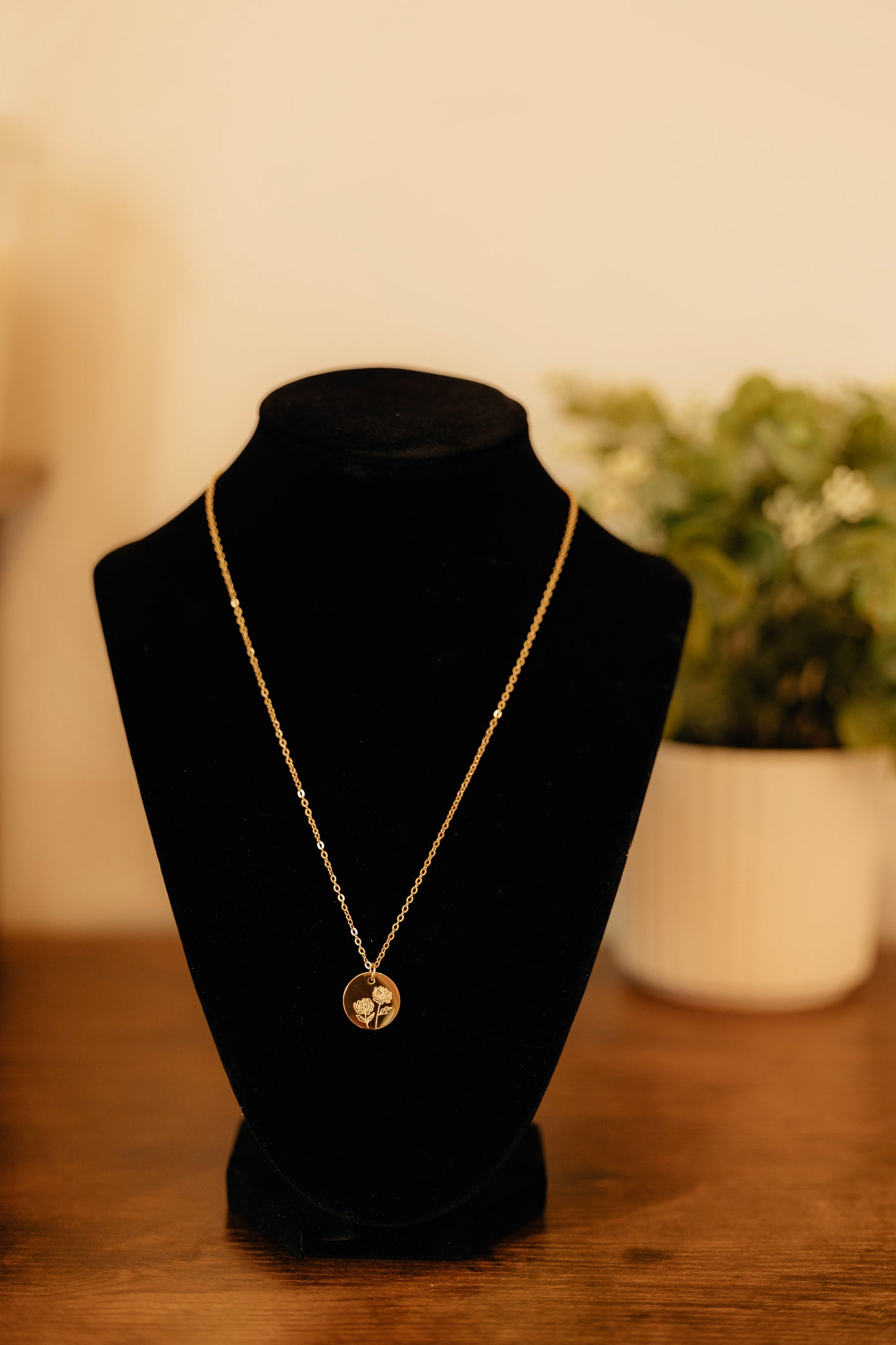 Birth Flower Necklace