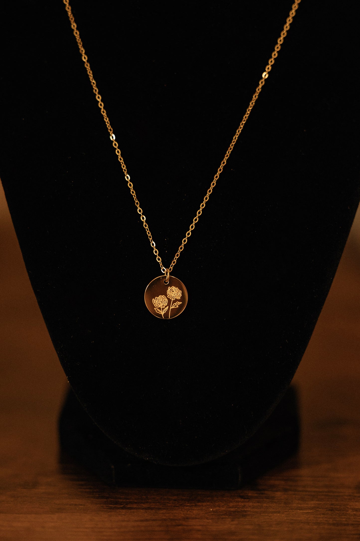 Birth Flower Necklace