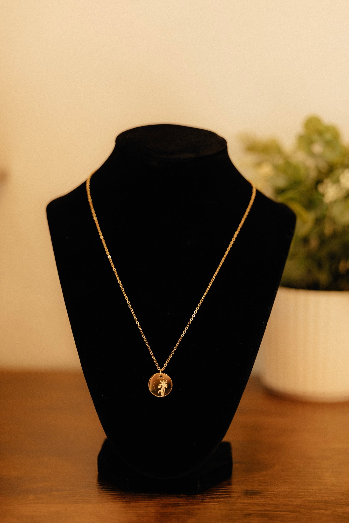 Birth Flower Necklace