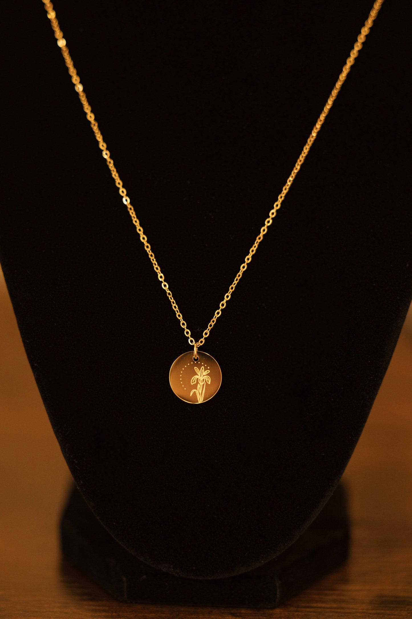 Birth Flower Necklace