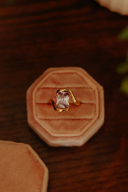 PURPLE DIAMOND RING
