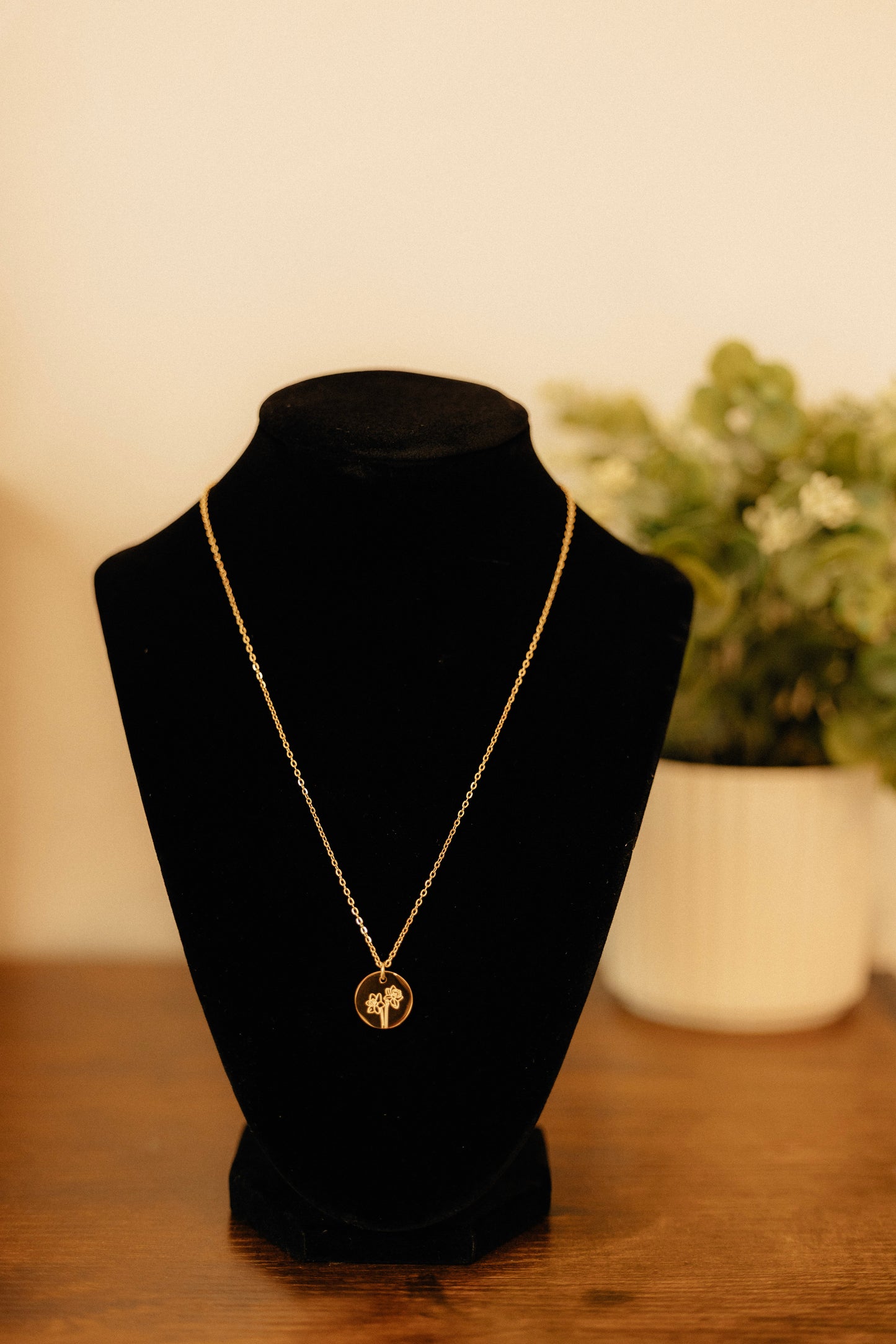 Birth Flower Necklace